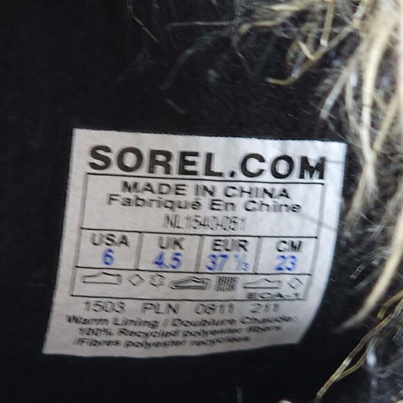 Sorel Women's Joan Of Arctic US 6 Brown Waterproof Lined Winter Boots - Picture 13 of 13